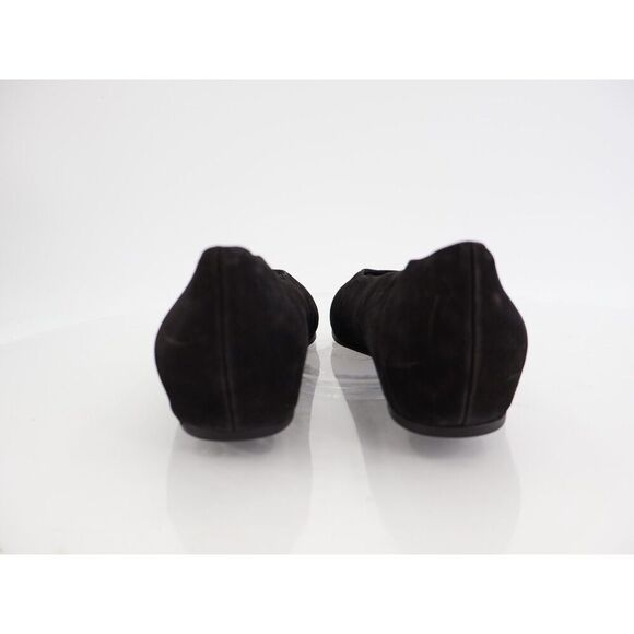 Eileen Fisher Women Una Hidden Wedge Ballet Flats Size 6.5 Black Suede Round Toe - Picture 3 of 8